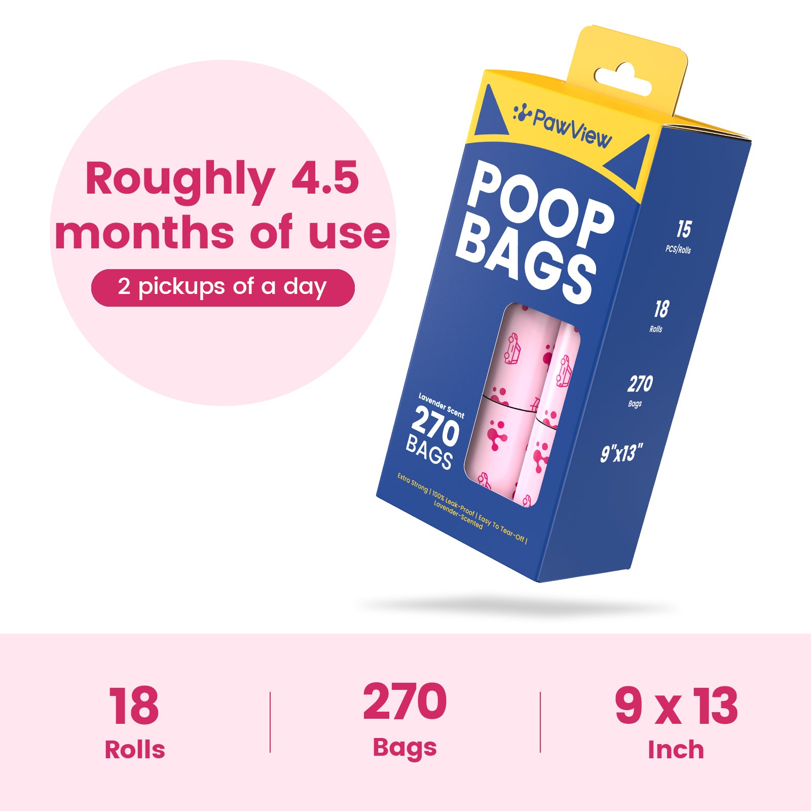 thumbnail image 2 of Dog Poop Bags, Guaranteed Leak Proof And Extra Thick 2 of 10