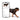 PawView Wish Series Ostrich Pattern  Collar with Smart Pet ID Tag