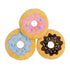 Interactive Donut Dog Toys - Set of 3 Soft Squeaky Toys for Fun Playtime